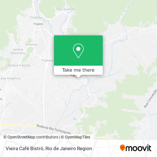 Vieira Café Bistrô map