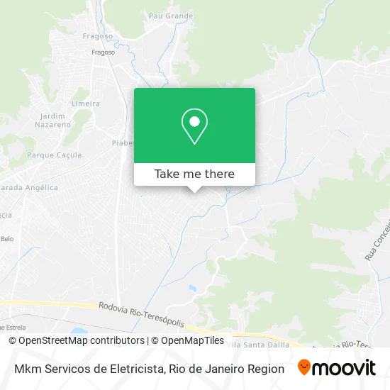 Mkm Servicos de Eletricista map