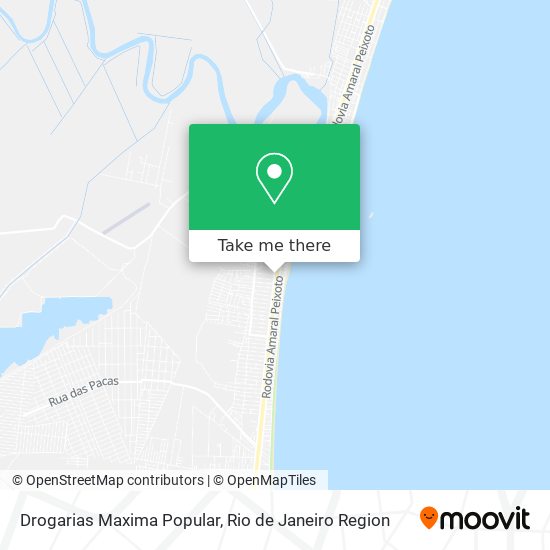 Drogarias Maxima Popular map