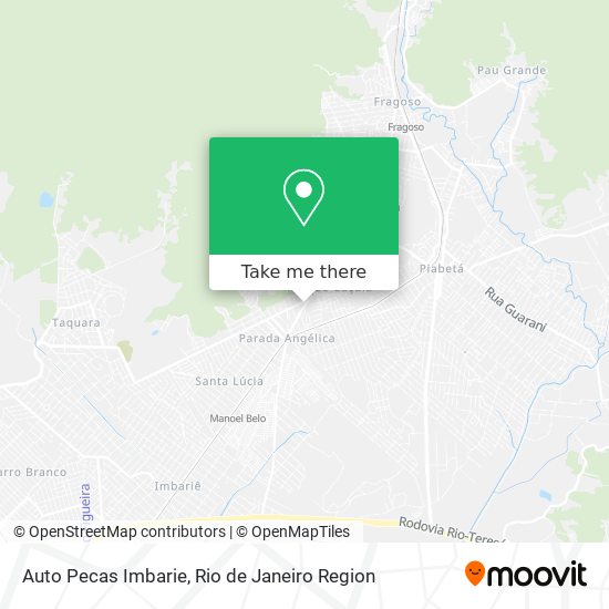 Auto Pecas Imbarie map