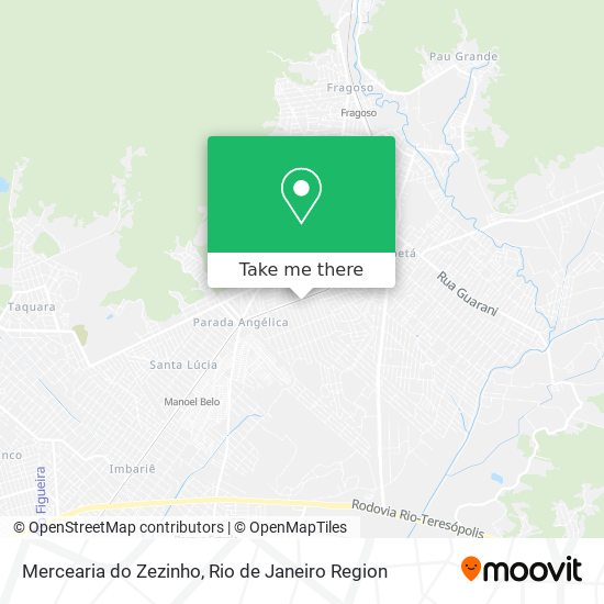 Mapa Mercearia do Zezinho