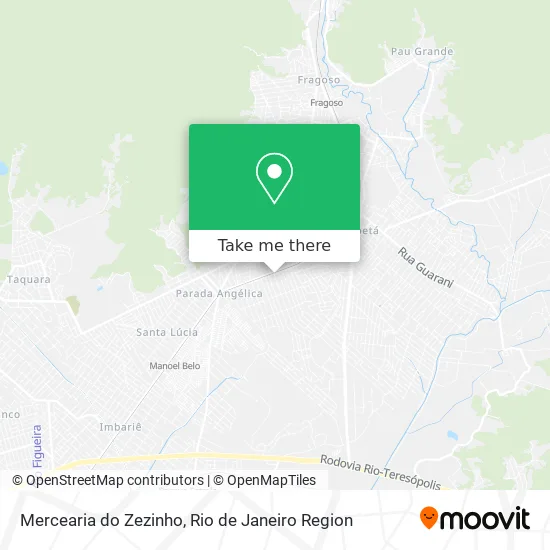Mercearia do Zezinho map