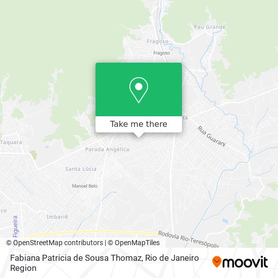 Fabiana Patricia de Sousa Thomaz map