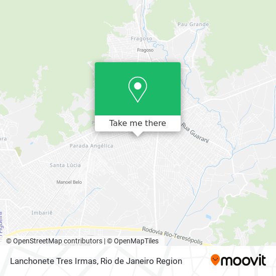Lanchonete Tres Irmas map