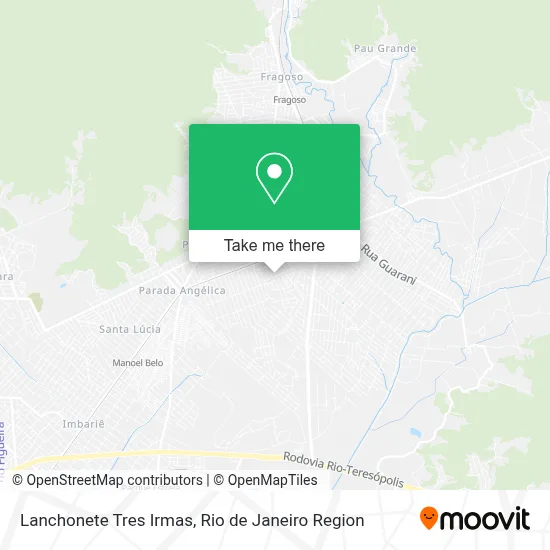 Lanchonete Tres Irmas map