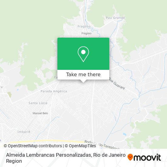 Almeida Lembrancas Personalizadas map