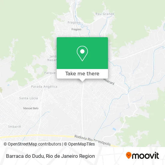 Barraca do Dudu map