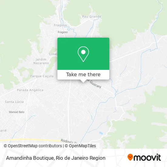 Amandinha Boutique map
