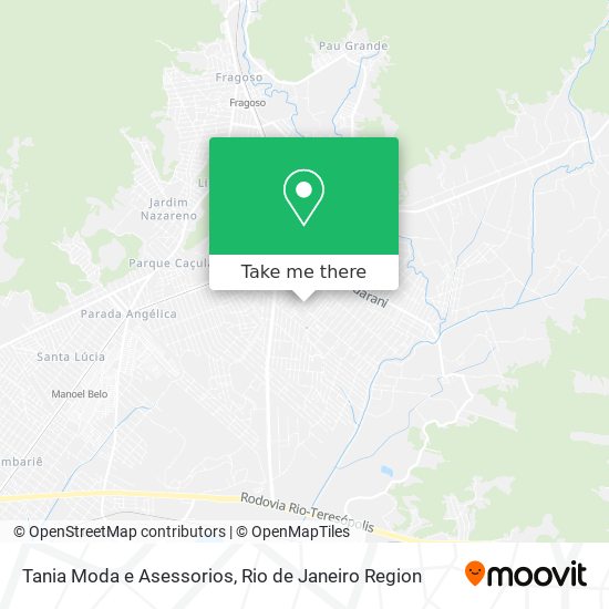 Tania Moda e Asessorios map