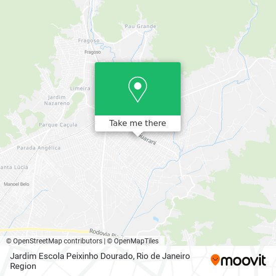 Mapa Jardim Escola Peixinho Dourado