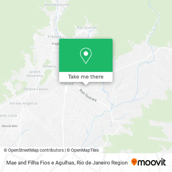 Mae and Filha Fios e Agulhas map