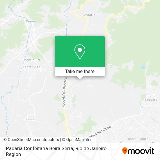 Padaria Confeitaria Beira Serra map