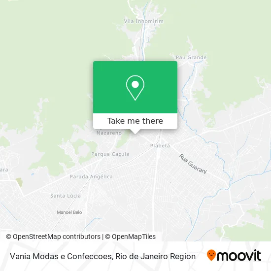 Vania Modas e Confeccoes map