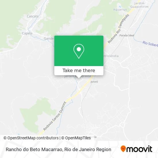 Rancho do Beto Macarrao map