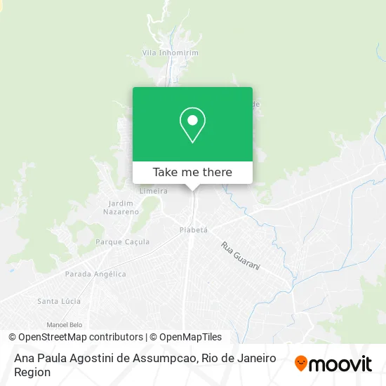 Ana Paula Agostini de Assumpcao map