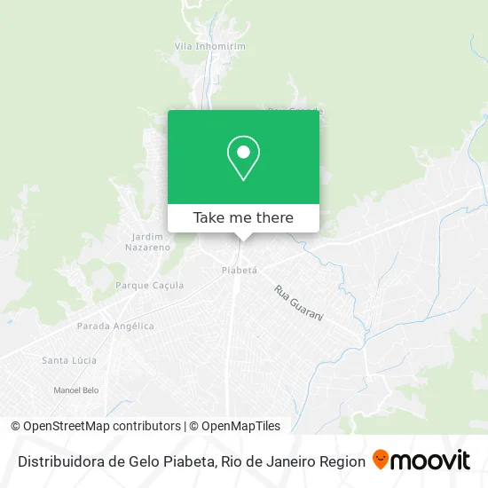 Distribuidora de Gelo Piabeta map