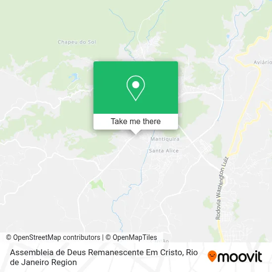 Assembleia de Deus Remanescente Em Cristo map