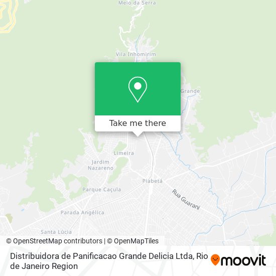 Distribuidora de Panificacao Grande Delicia Ltda map