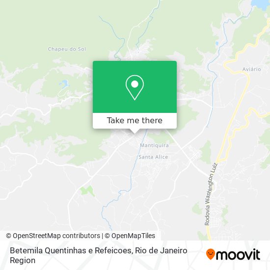 Betemila Quentinhas e Refeicoes map