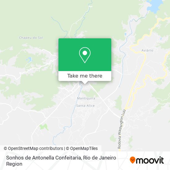 Sonhos de Antonella Confeitaria map