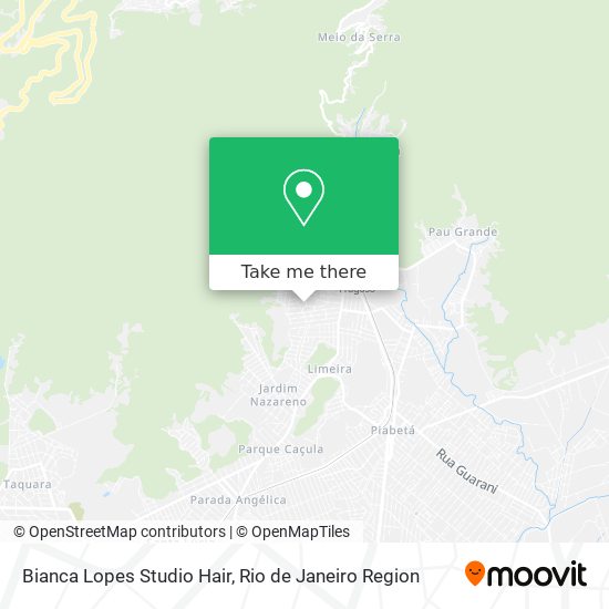 Bianca Lopes Studio Hair map