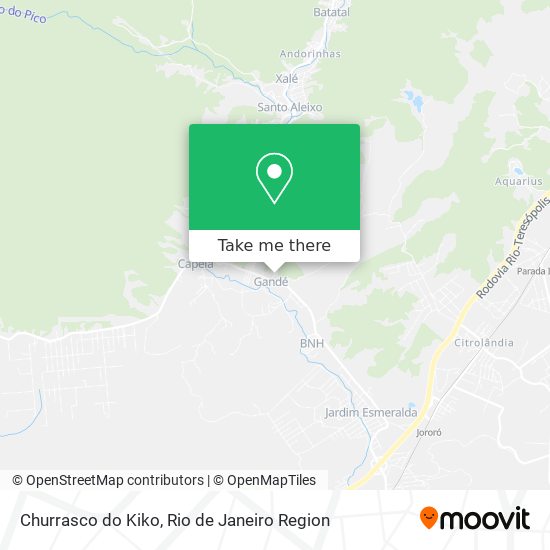 Churrasco do Kiko map