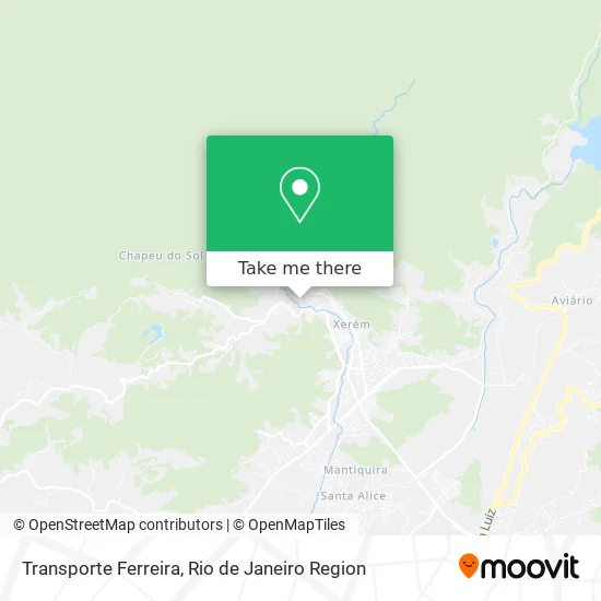 Transporte Ferreira map