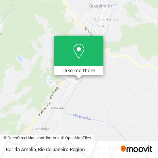 Bar da Amelia map
