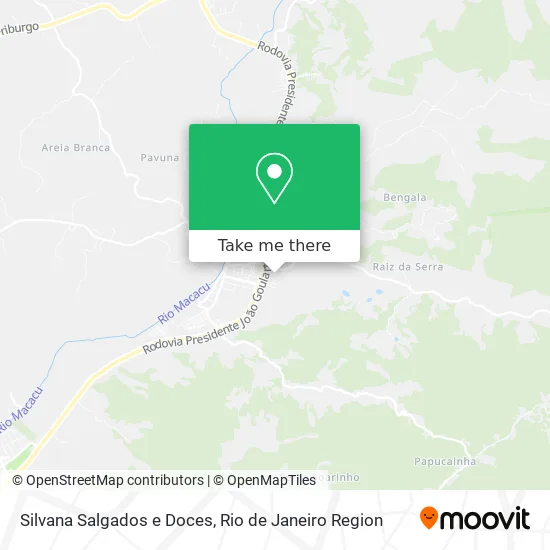 Silvana Salgados e Doces map