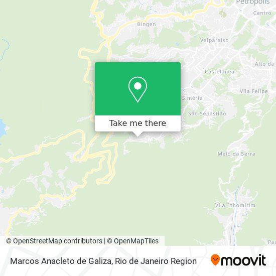 Marcos Anacleto de Galiza map