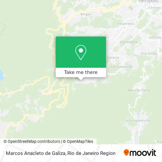 Marcos Anacleto de Galiza map