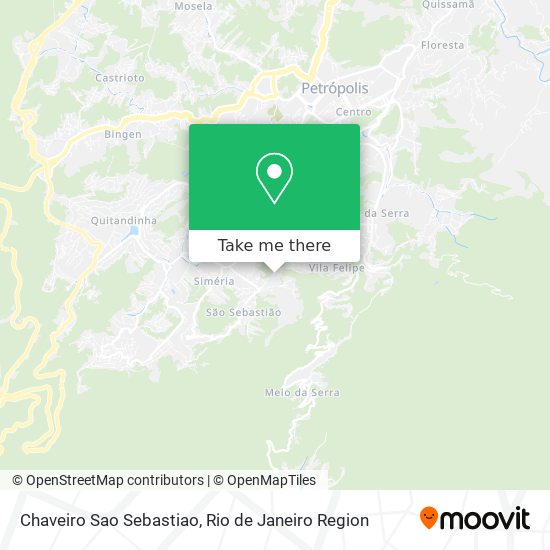 Chaveiro Sao Sebastiao map