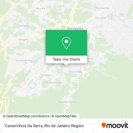Caseirinhos da Serra map