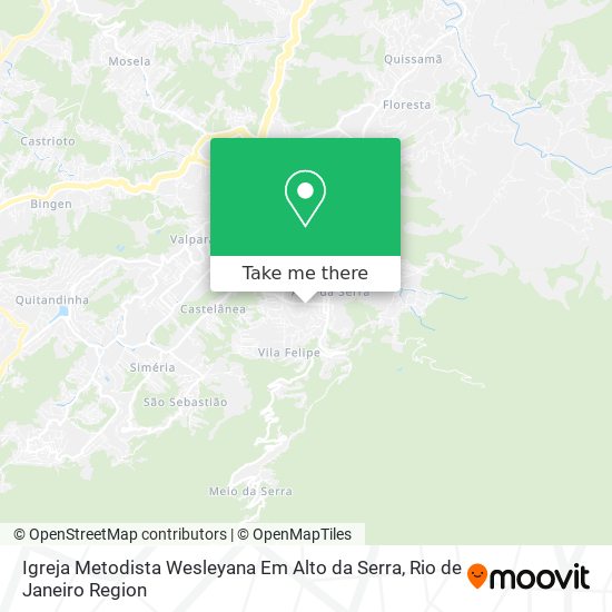 Igreja Metodista Wesleyana Em Alto da Serra map