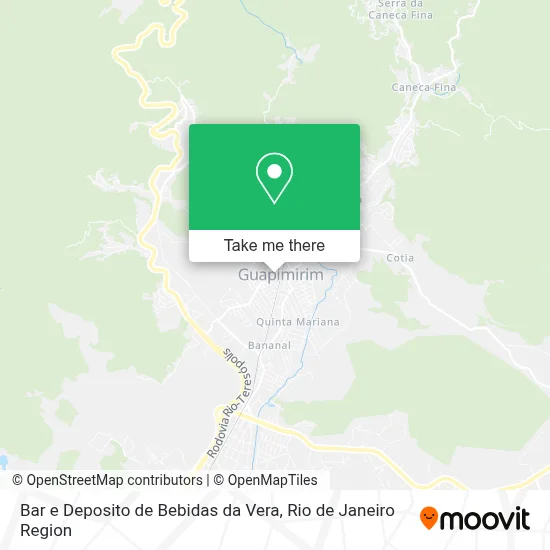 Bar e Deposito de Bebidas da Vera map