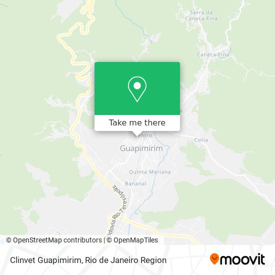 Clinvet Guapimirim map