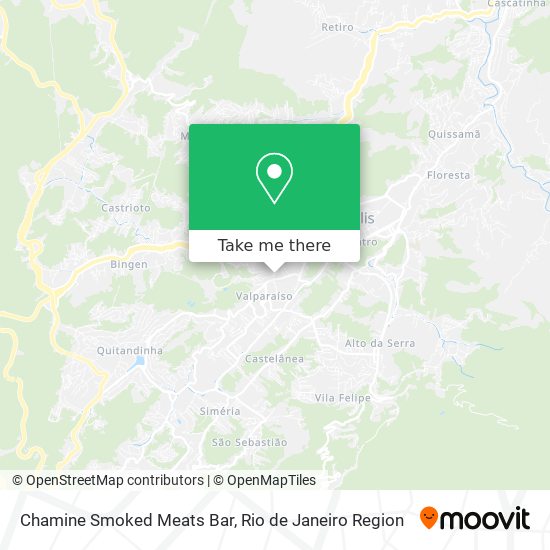 Chamine Smoked Meats Bar map