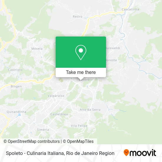 Spoleto - Culinaria Italiana map