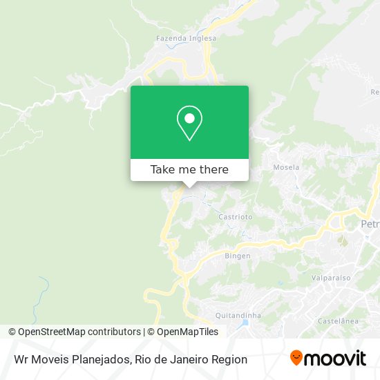 Wr Moveis Planejados map
