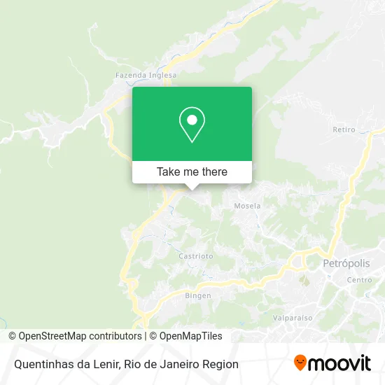 Quentinhas da Lenir map