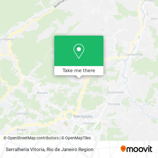 Serralheria Vitoria map
