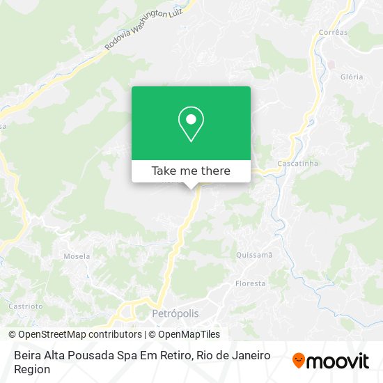 Beira Alta Pousada Spa Em Retiro map