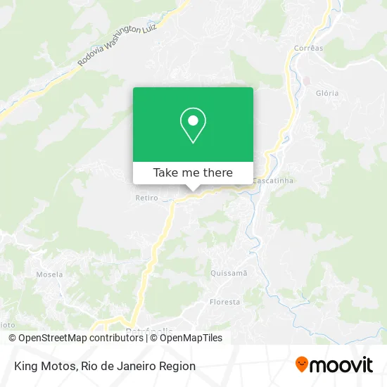 King Motos map