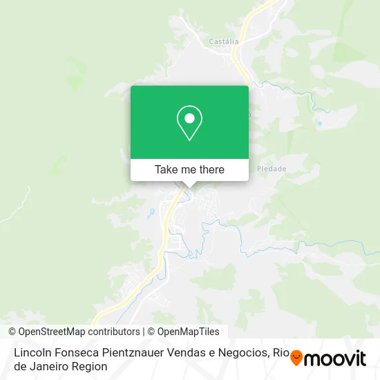 Lincoln Fonseca Pientznauer Vendas e Negocios map