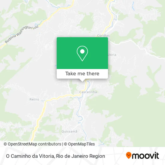 O Caminho da Vitoria map