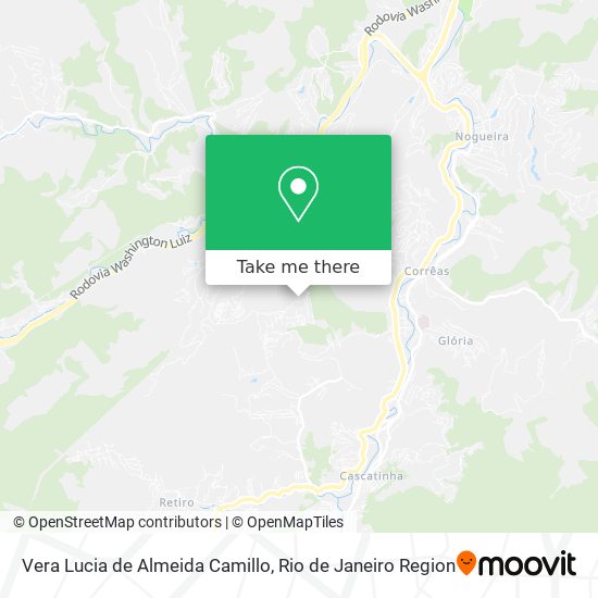 Vera Lucia de Almeida Camillo map