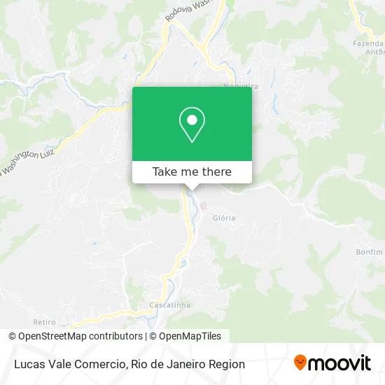 Lucas Vale Comercio map