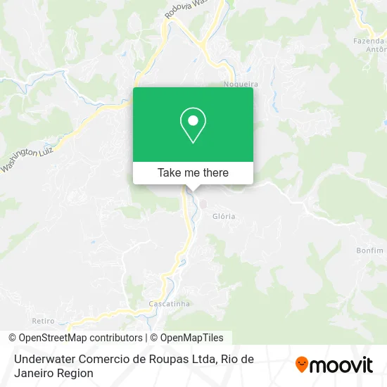 Underwater Comercio de Roupas Ltda map