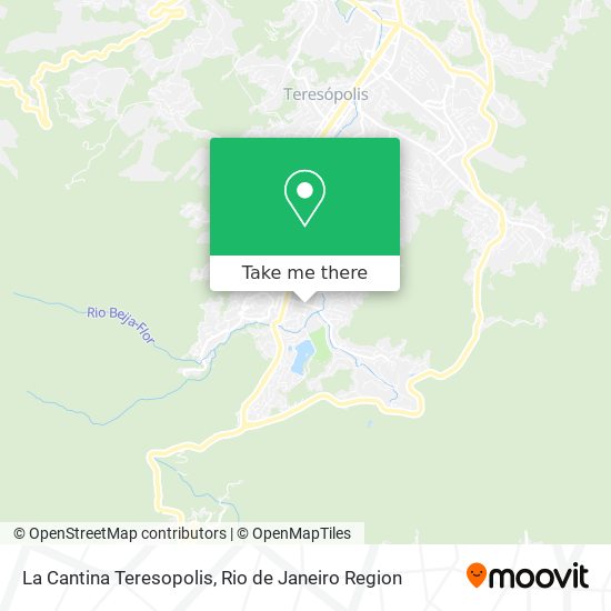 La Cantina Teresopolis map