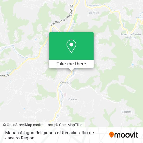 Mariah Artigos Religiosos e Utensilios map